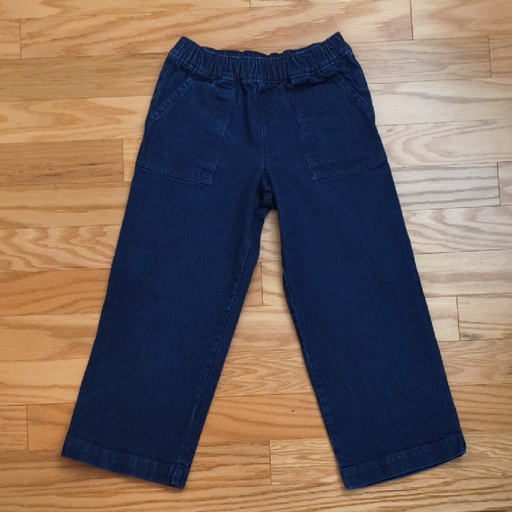 Crewcuts Kids Dark Blue Jeans- wide leg size 10
